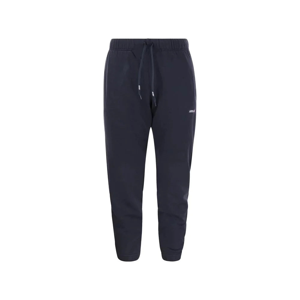 Autry Blue Cotton Joggers (Workout Pants)