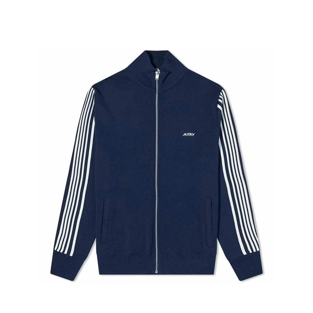 Autry Blue Nylon Cardigan