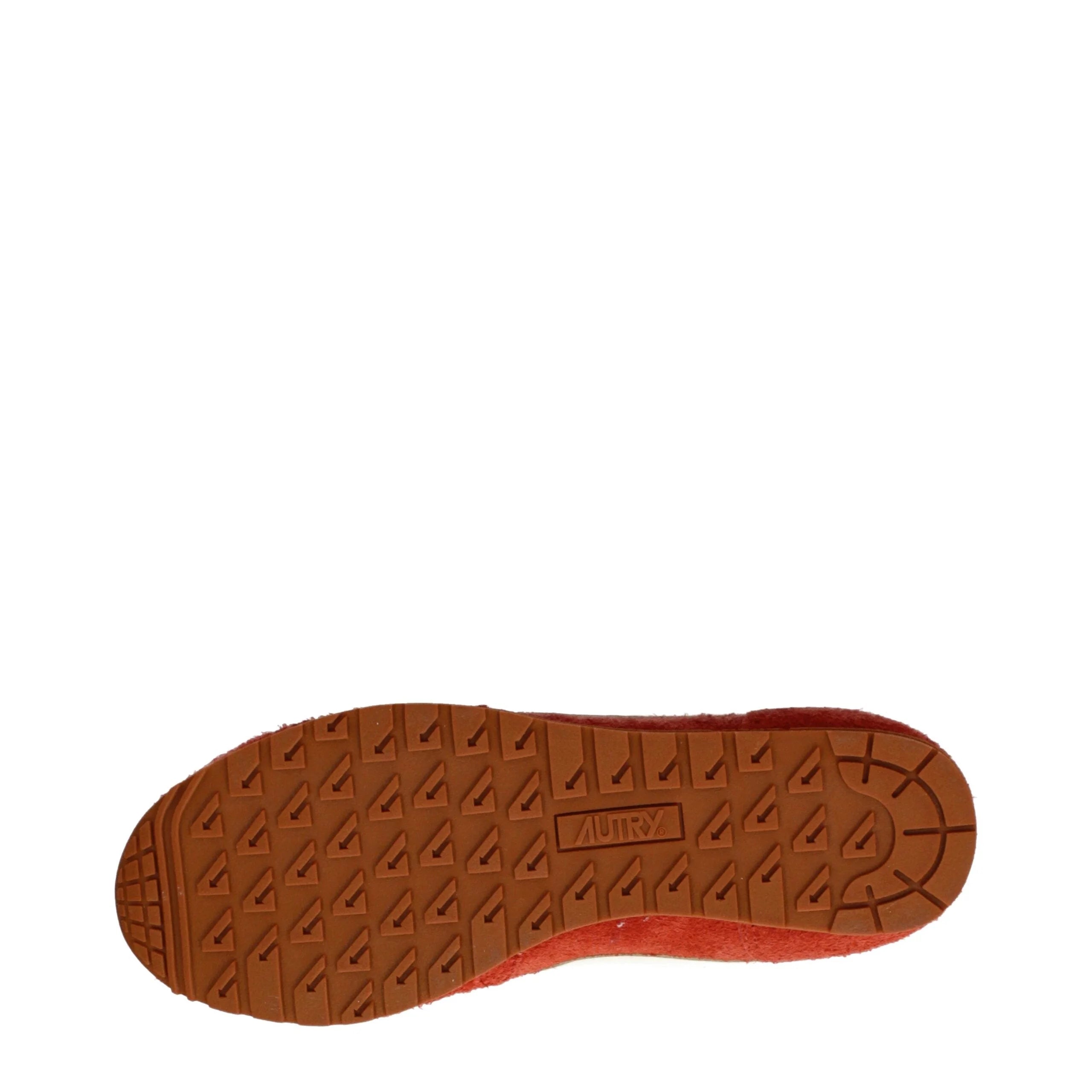 Autry Orange Leather Sneakers - EU36/US6