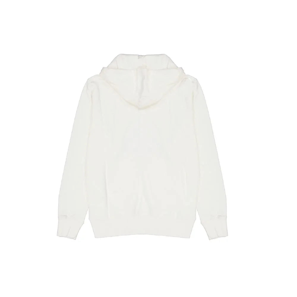 Autry White Cotton Hoodie