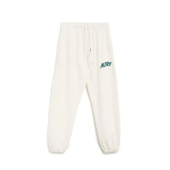 Autry White Cotton Joggers (Workout Pants)