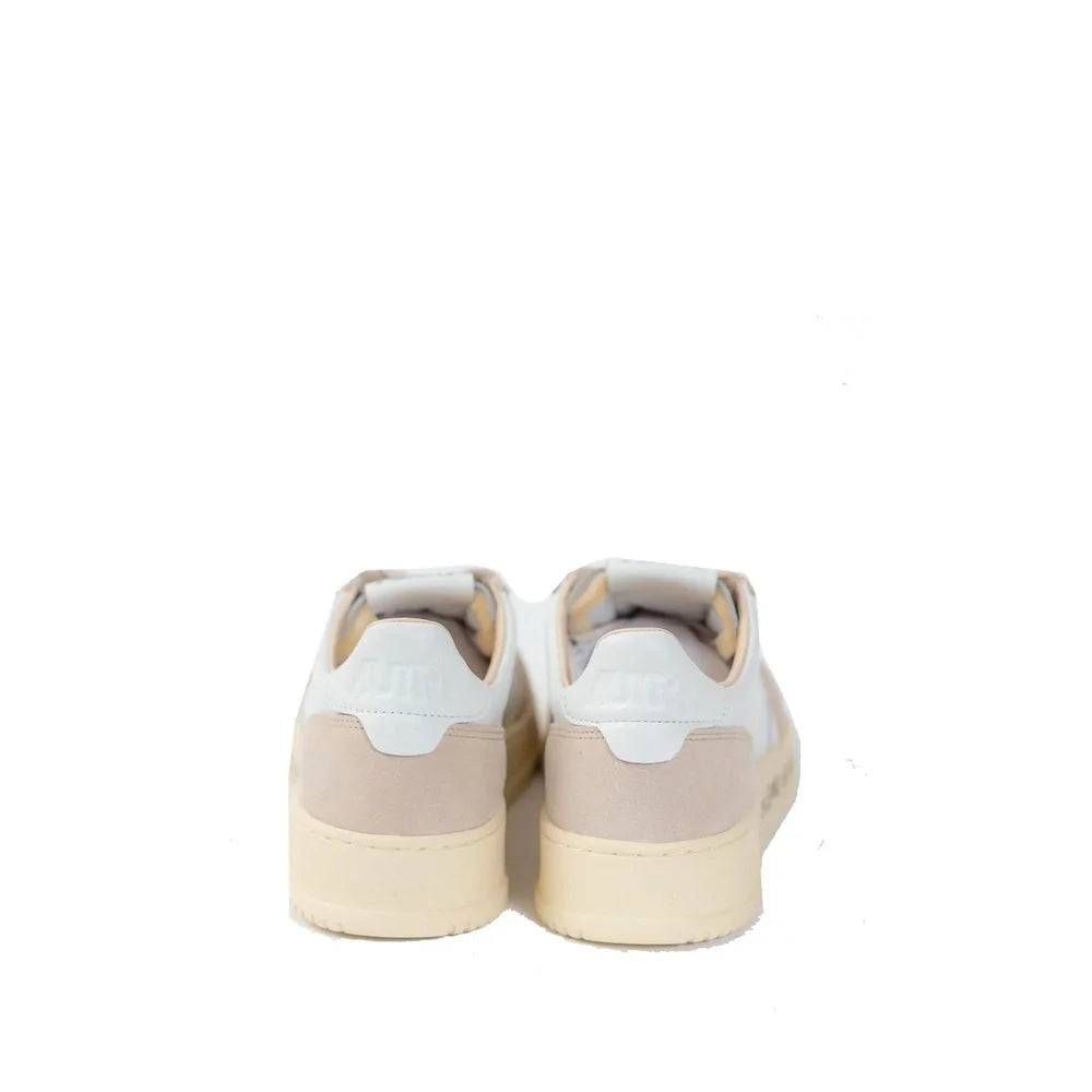 Autry White Goatskin Low Top Sneakers - EU41/US8