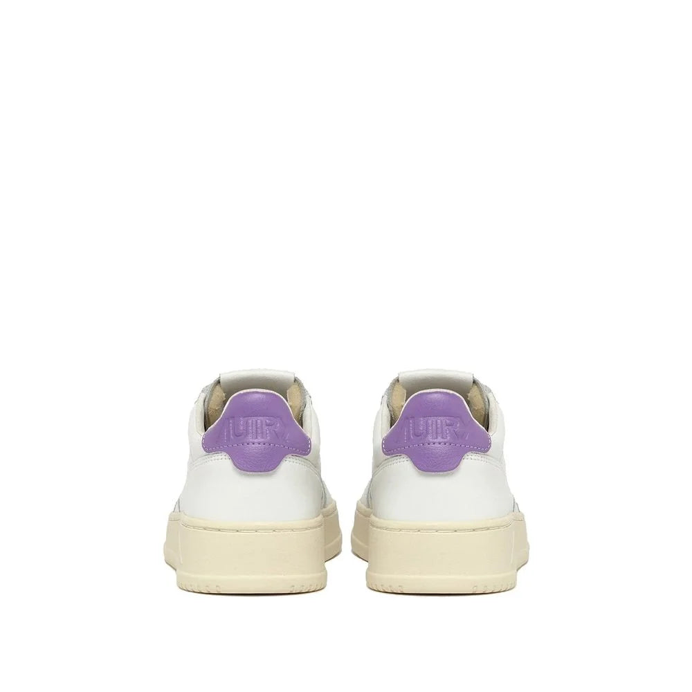 Autry White Leather Low Top Sneakers