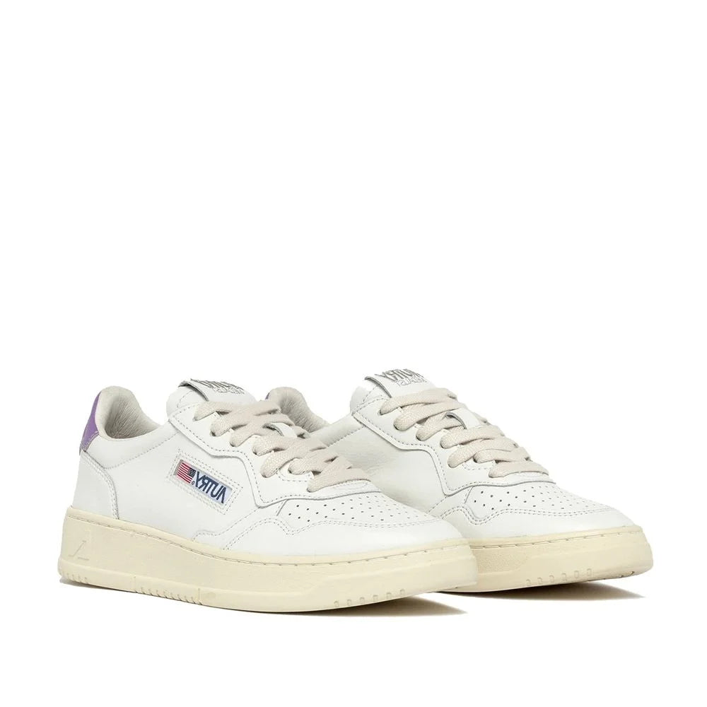 Autry White Leather Low Top Sneakers