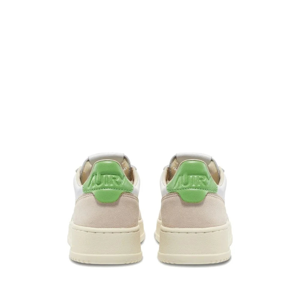 Autry White Leather Low Top Sneakers