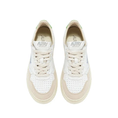 Autry White Leather Low Top Sneakers