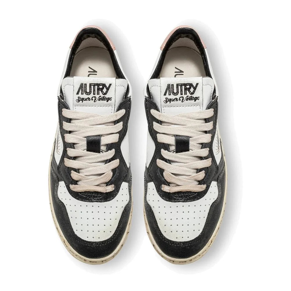 Autry White Leather Low Top Sneakers
