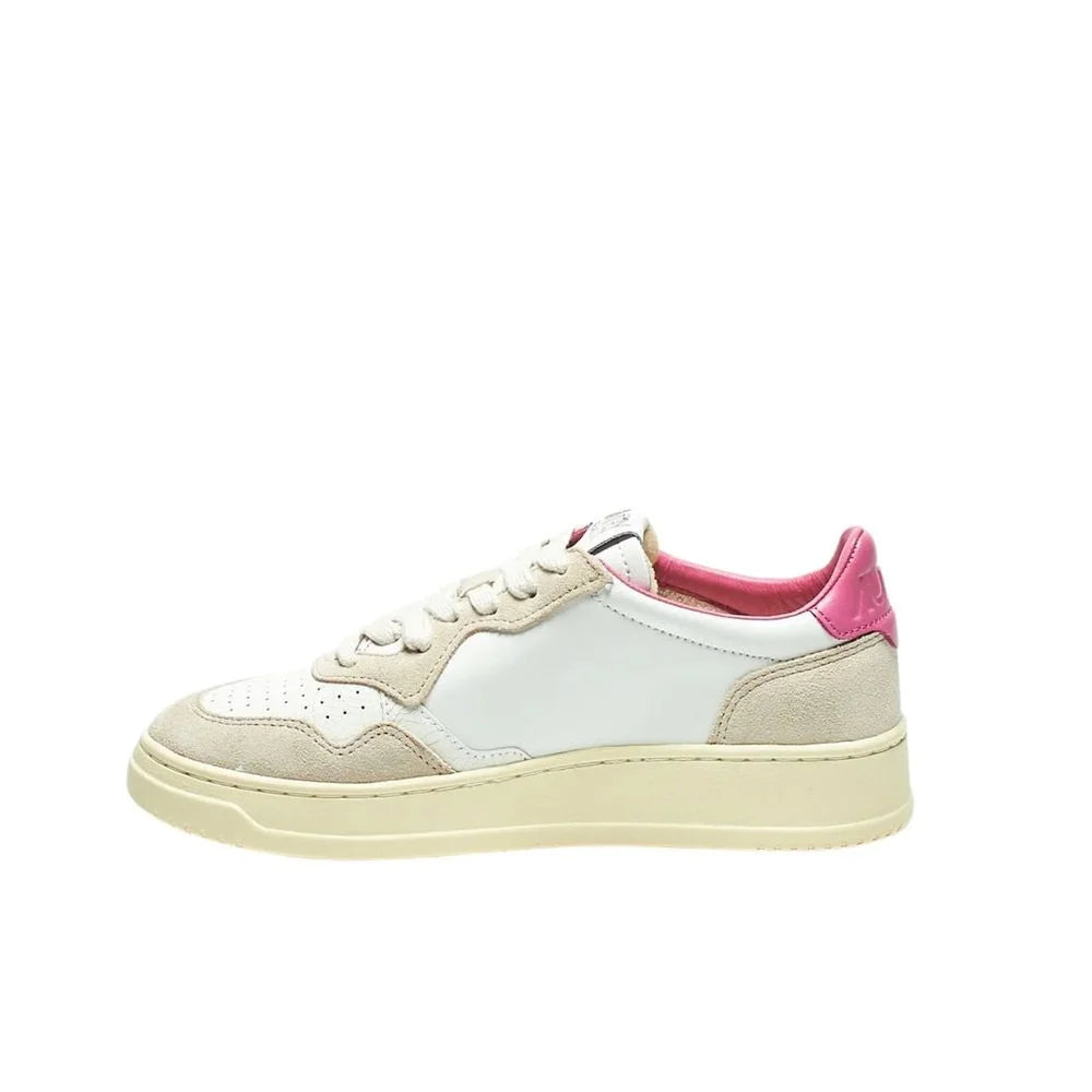 Autry White Leather Low Top Sneakers - Sneakers
