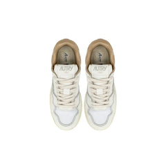 Autry White Leather Low Top Sneakers
