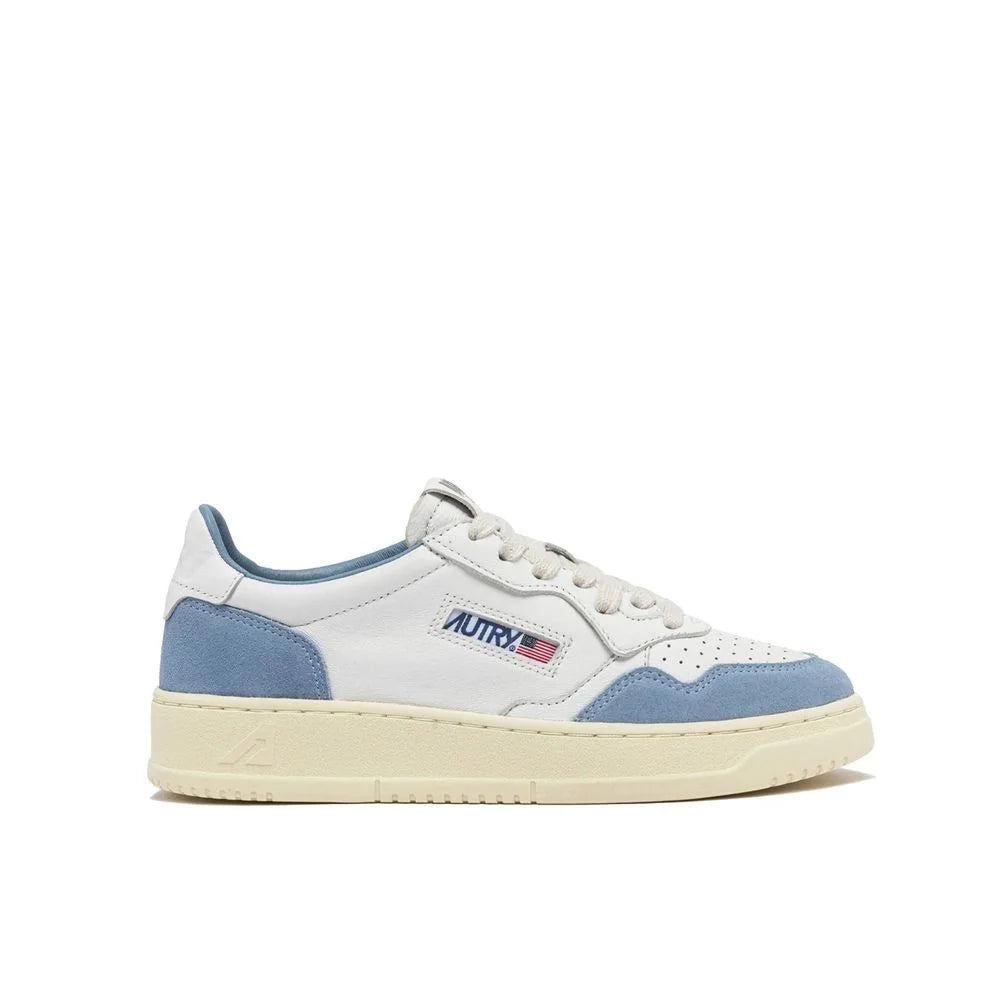 Autry White Leather Low Top Sneakers - Sneakers