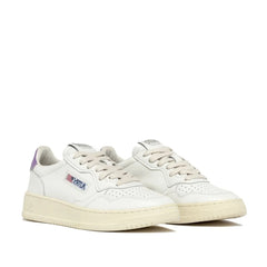 Autry White Leather Low Top Sneakers