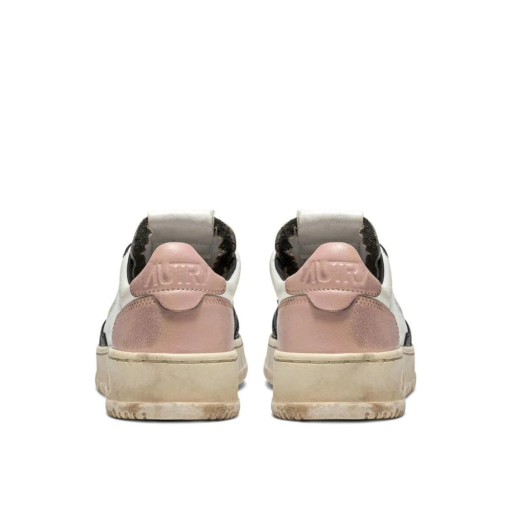 Autry White Leather Low Top Sneakers