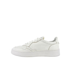 Autry White Leather Low Top Sneakers