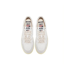 Autry White Leather Low Top Sneakers - EU35/US5