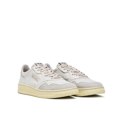 Autry White Leather Low Top Sneakers - EU35/US5
