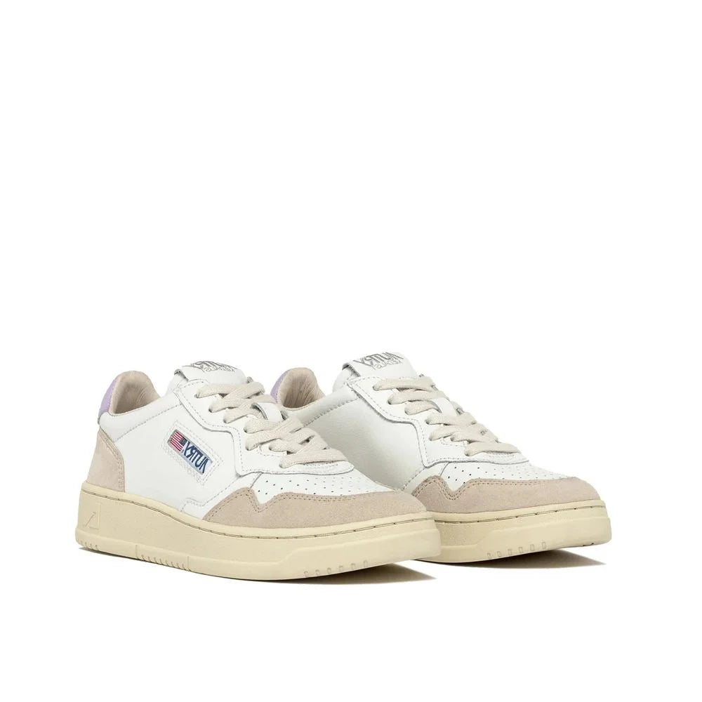 Autry White Leather Low Top Sneakers - EU36/US6