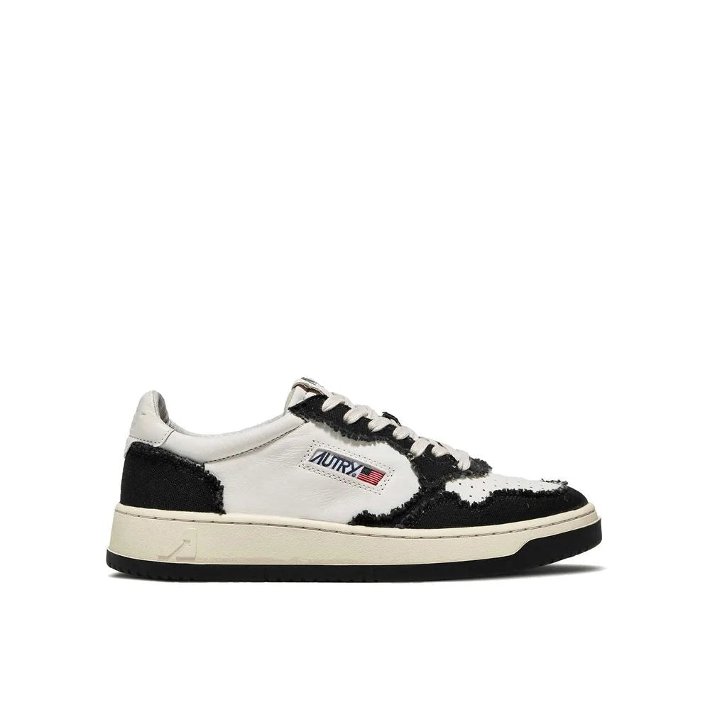 Autry White Leather Low Top Sneakers - EU36/US6