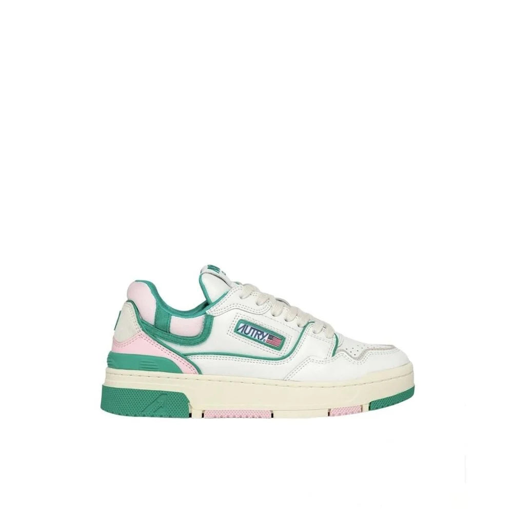 Autry White Leather Low Top Sneakers - EU36/US6