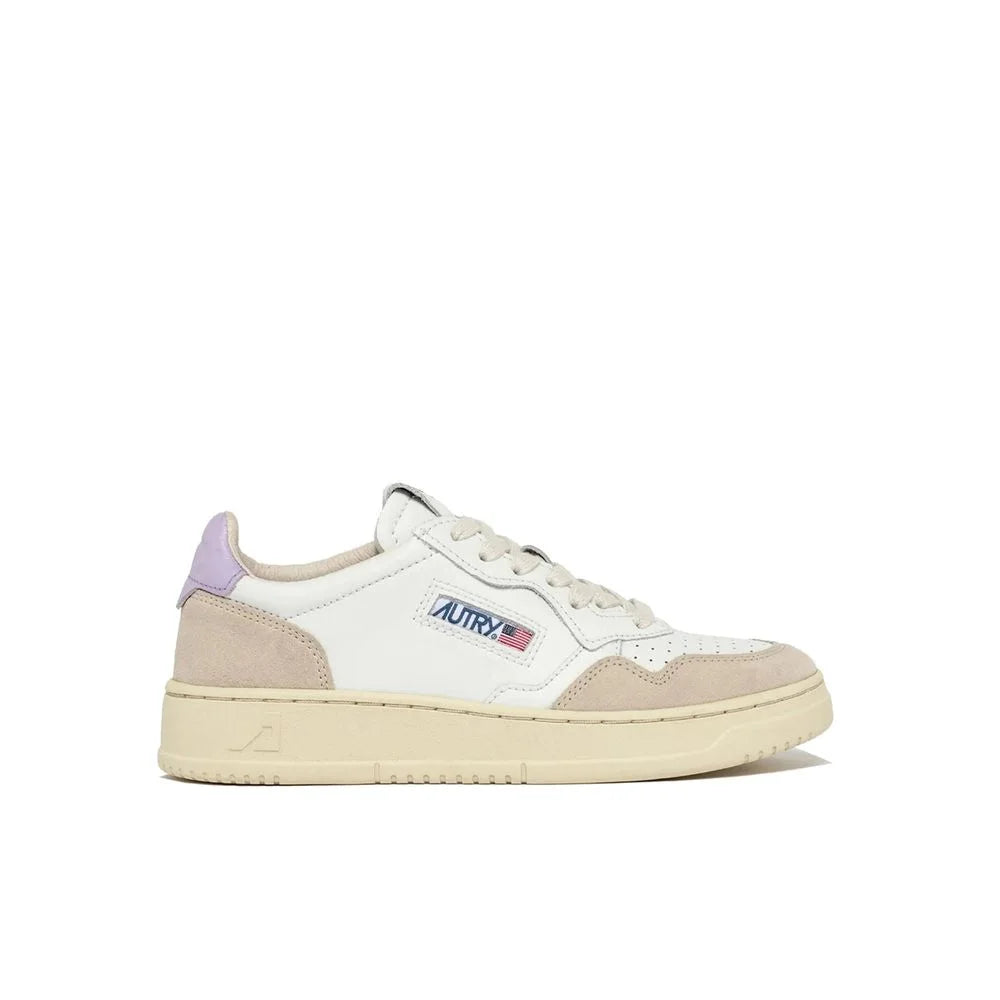 Autry White Leather Low Top Sneakers - EU36/US6
