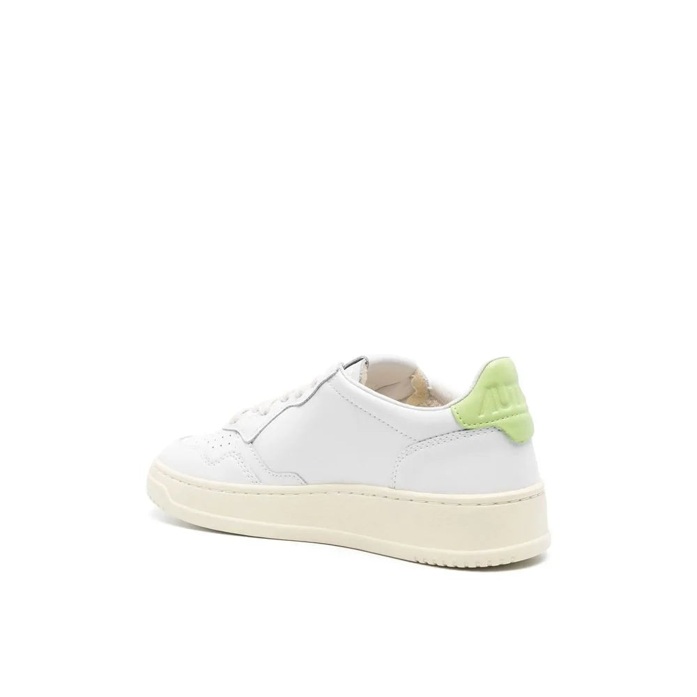 Autry White Leather Low Top Sneakers - EU37/US7