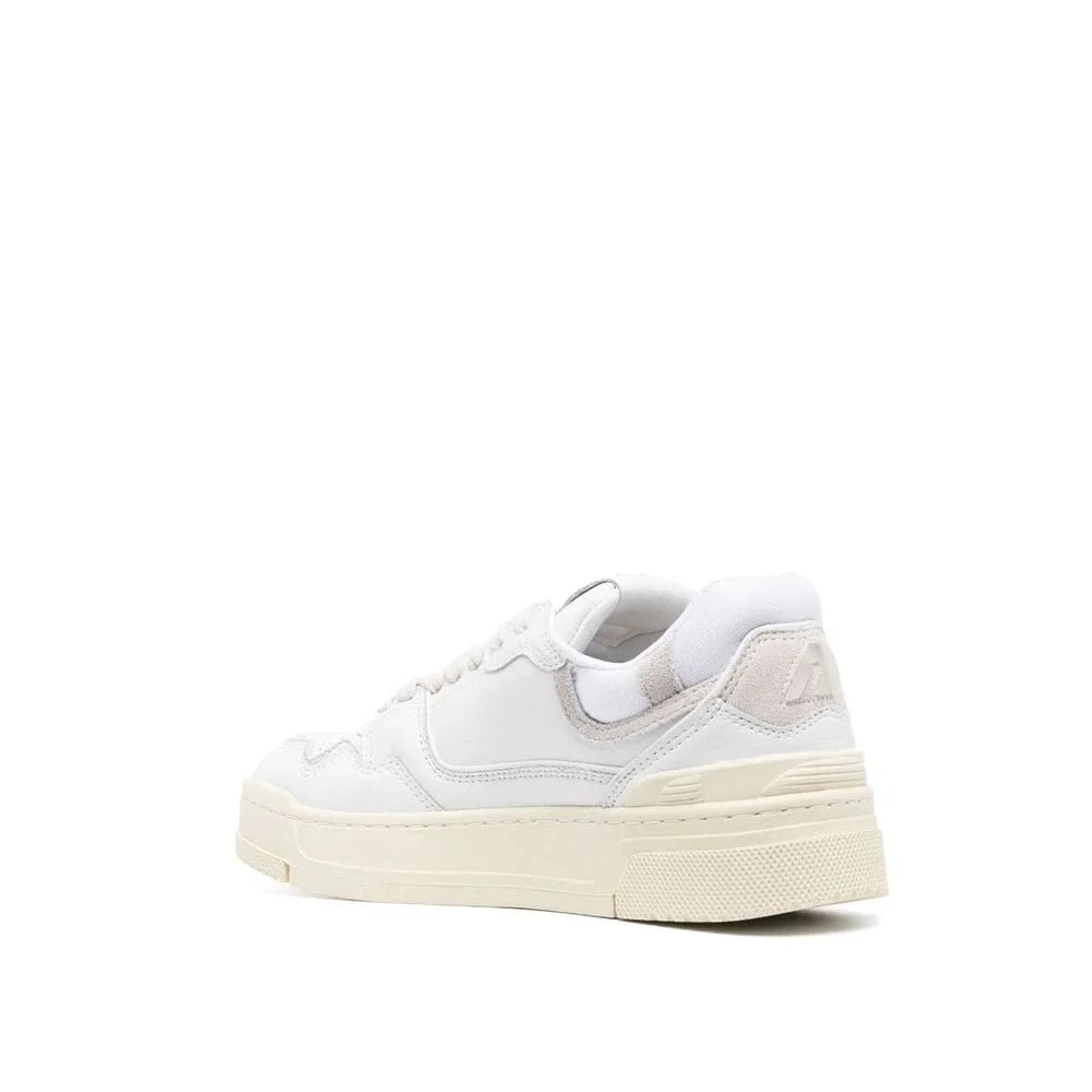 Autry White Leather Low Top Sneakers - EU37/US7