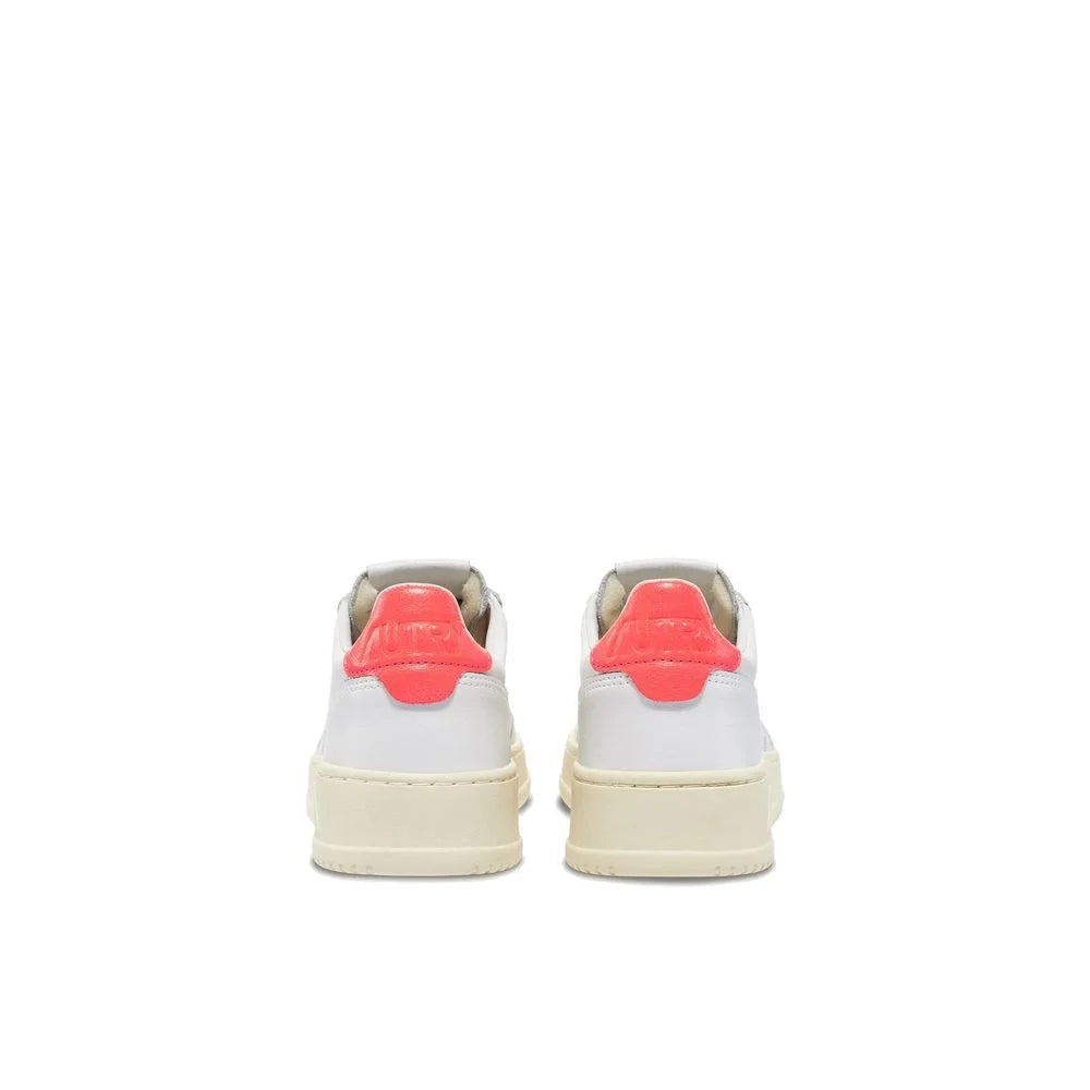Autry White Leather Low Top Sneakers - EU38/US8