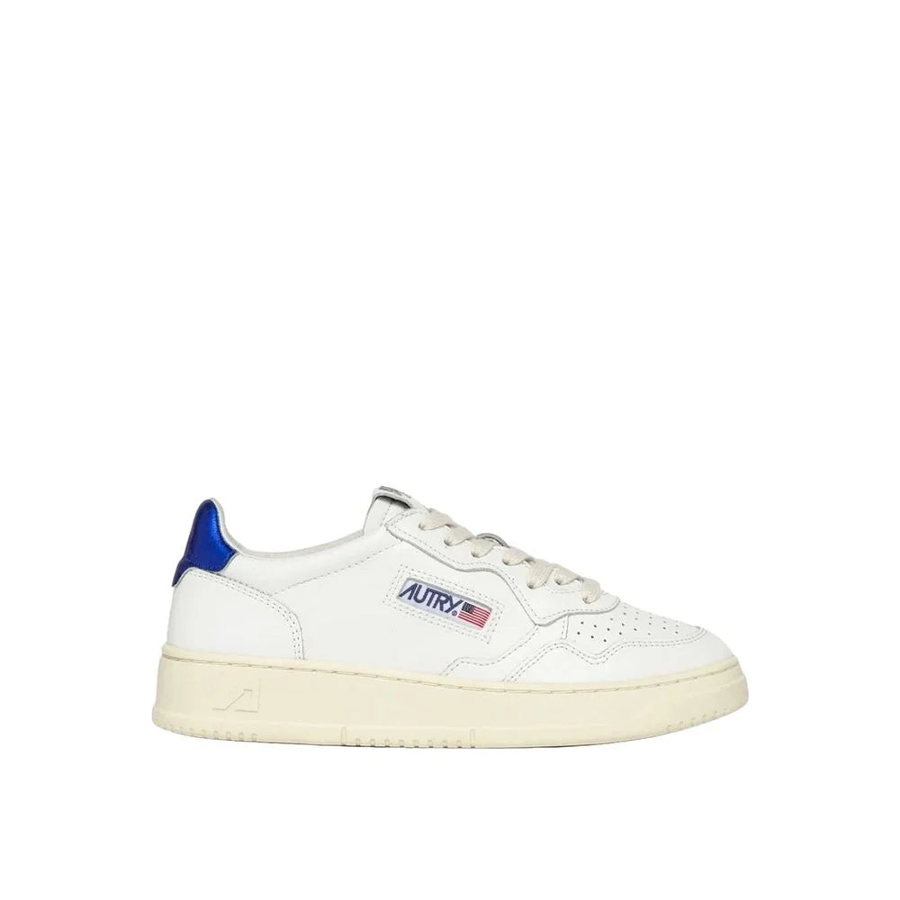 Autry White Leather Low Top Sneakers - EU39/US9