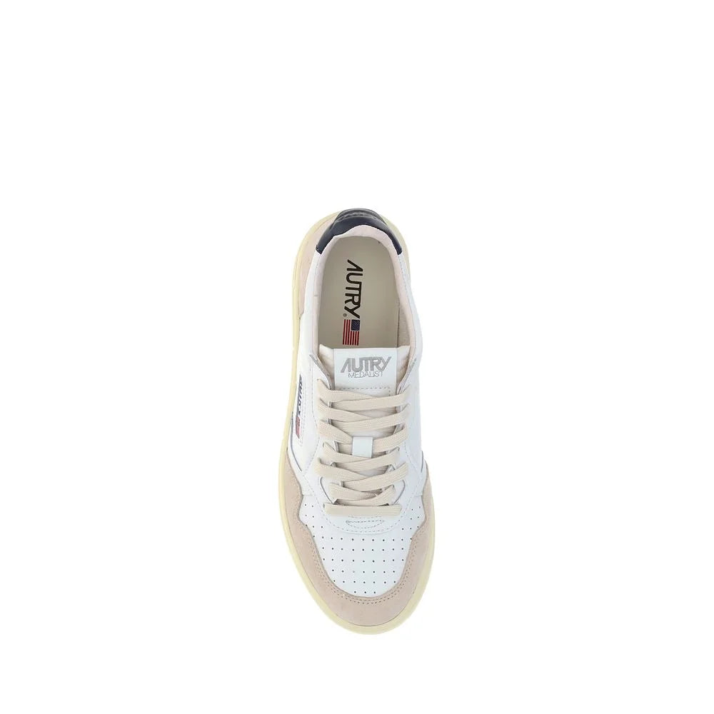 Autry White Rubber Low Top Sneakers