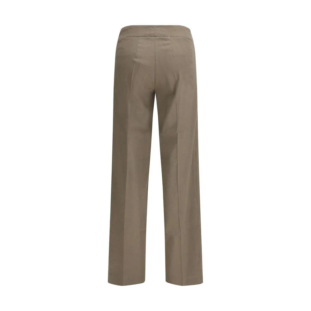 Avenue Montaigne Beige Linen Casual Pants