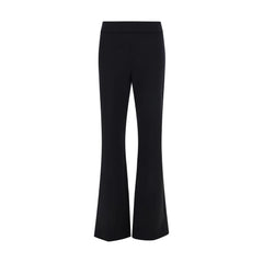 Avenue Montaigne Black Elastane Flared Pants