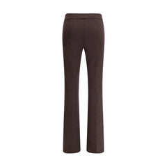 Avenue Montaigne Brown Elastane Flared Pants