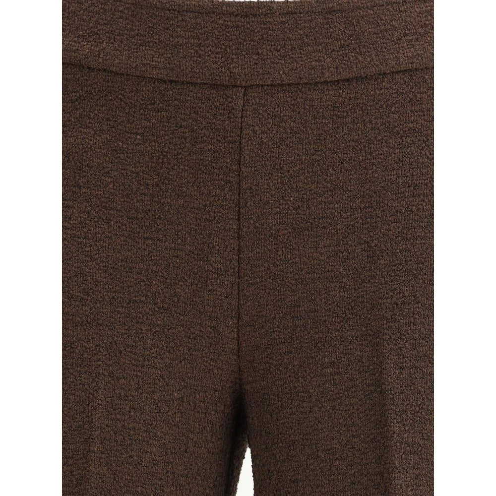 Avenue Montaigne Brown Polyester Casual Pants - 14