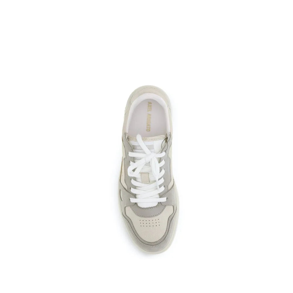 Axel Arigato Gray Calf Leather Bos Taurus Athletic Sneakers - EU40/US7