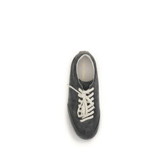 Axel Arigato Gray Calf Leather Bos Taurus Low Top Sneakers