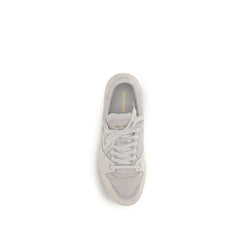 Axel Arigato Gray Calf Leather Bos Taurus Low Top Sneakers