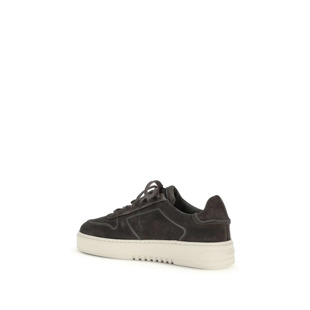 Axel Arigato Gray Calf Leather Bos Taurus Low Top Sneakers