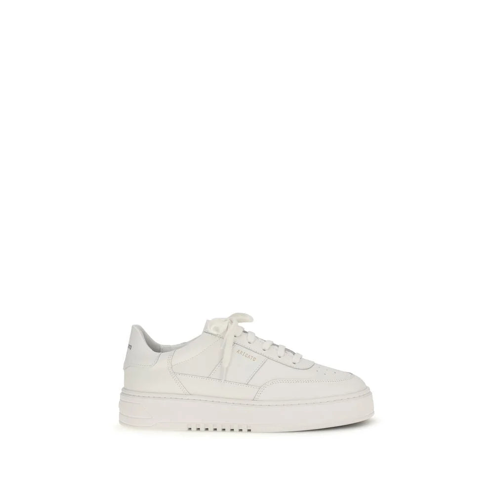 Axel Arigato White Calf Leather Bos Taurus Platform Sneakers