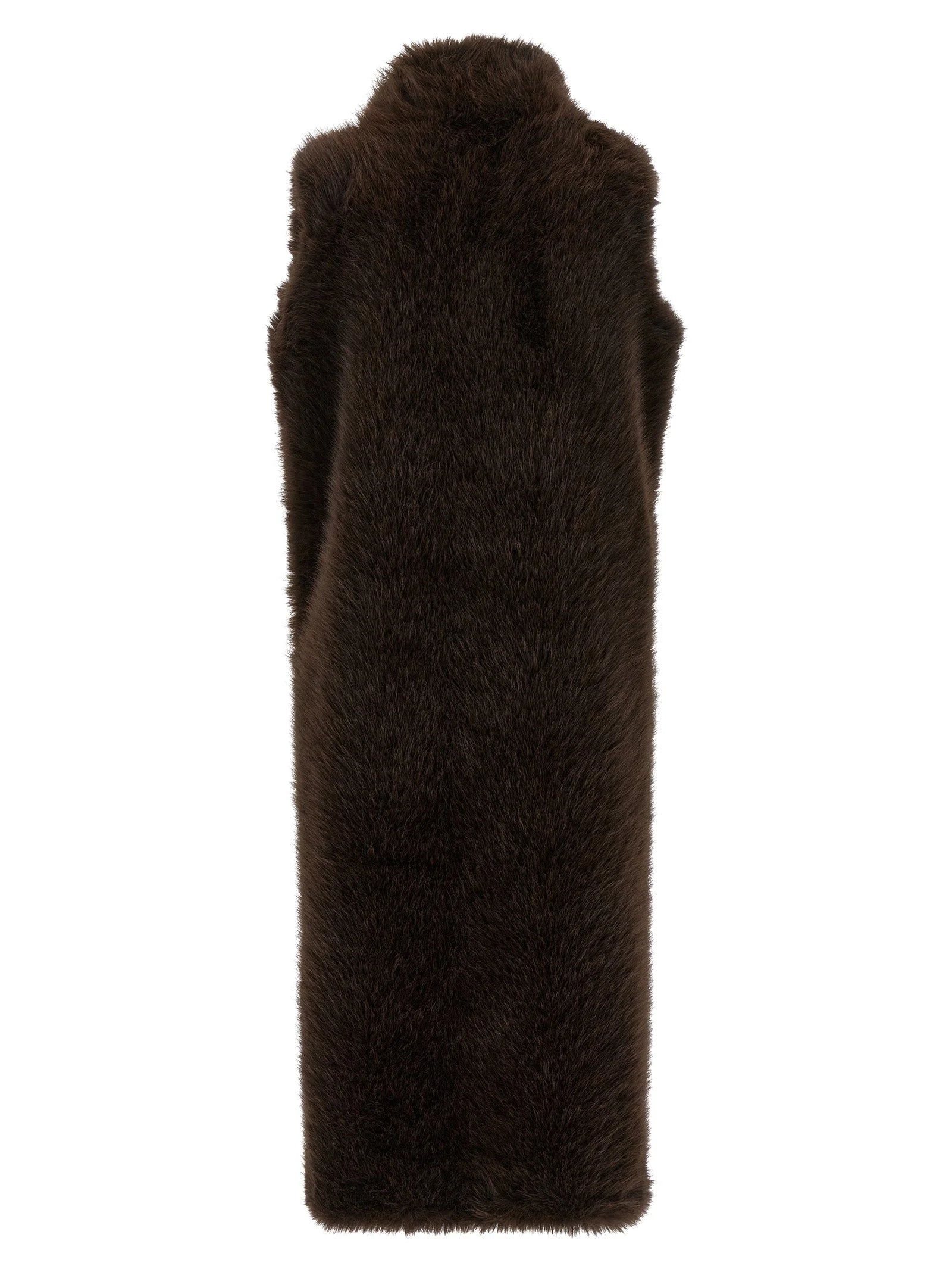 B&B COUTURE Brown Polyester Coat - IT42