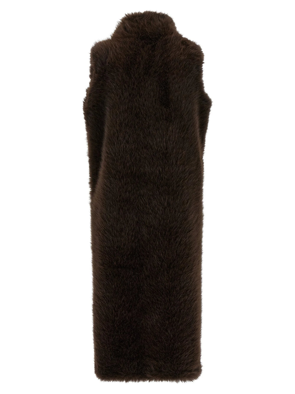 B&B COUTURE Brown Polyester Coat - IT42