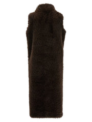 B&B COUTURE Brown Polyester Coat - IT42