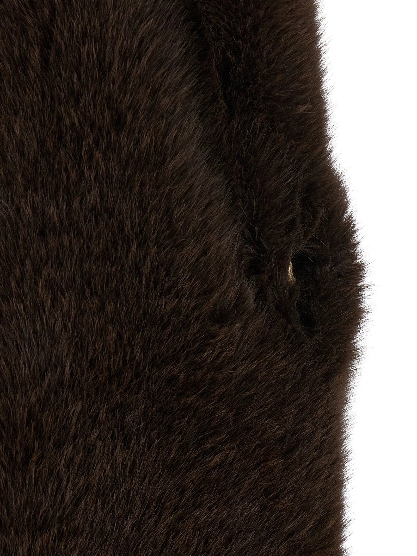 B&B COUTURE Brown Polyester Coat - IT42
