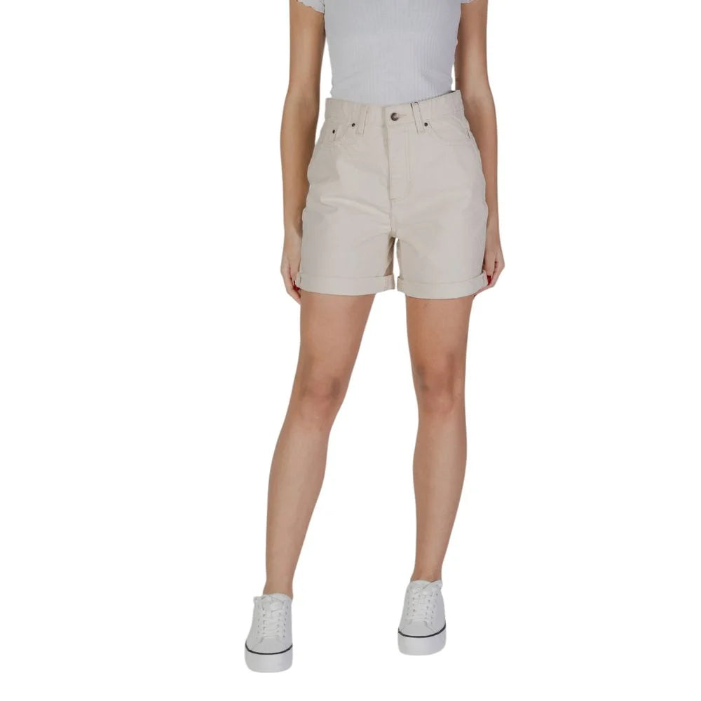 B.Young Beige Cotton Short - Chino Shorts