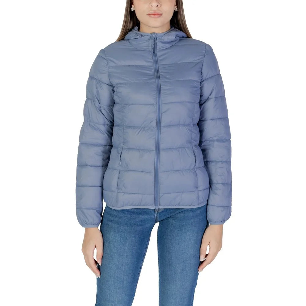 B.Young Blue Nylon Jackets & Coat - Puffer Jackets