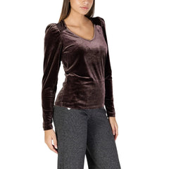 B.Young Brown Polyester Sportswear - Sweaters