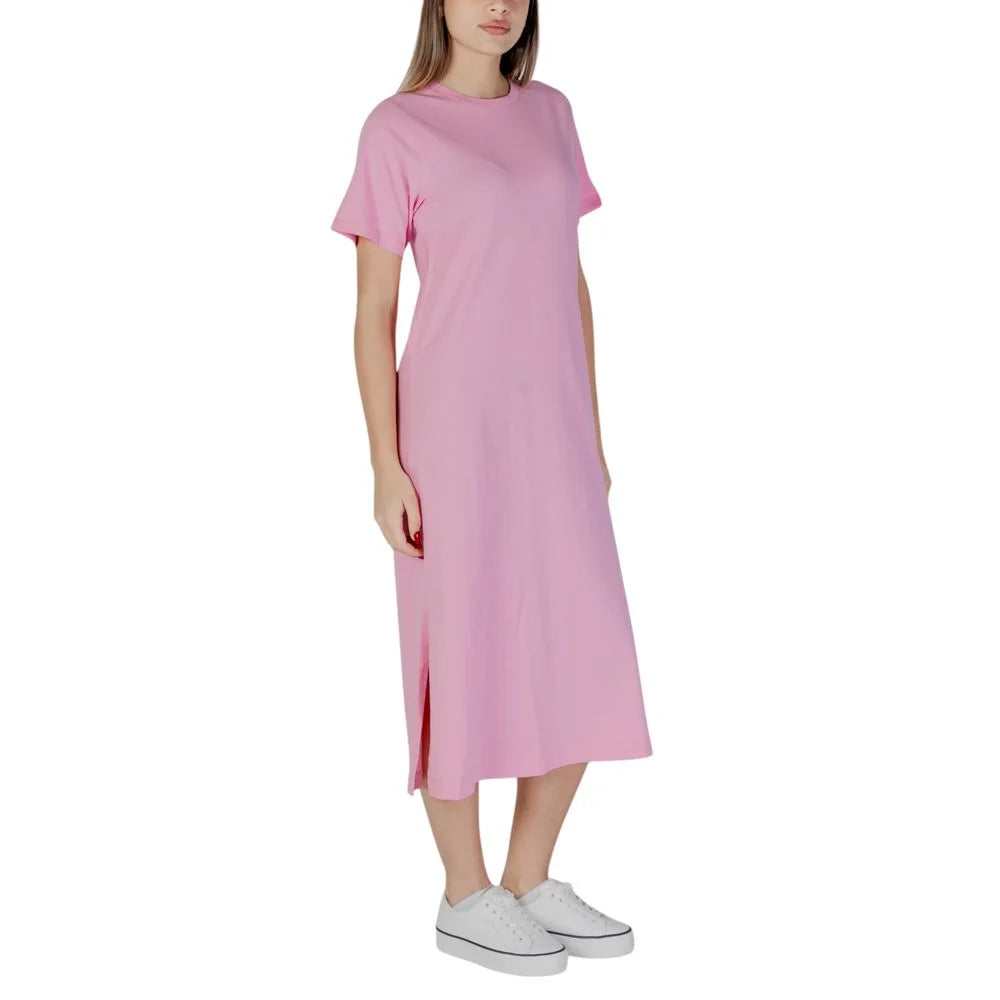 B.Young Multicolor Cotton Midi - Dresses