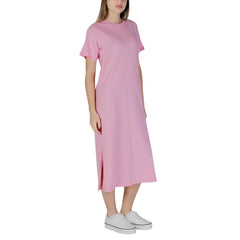 B.Young Multicolor Cotton Midi - Dresses