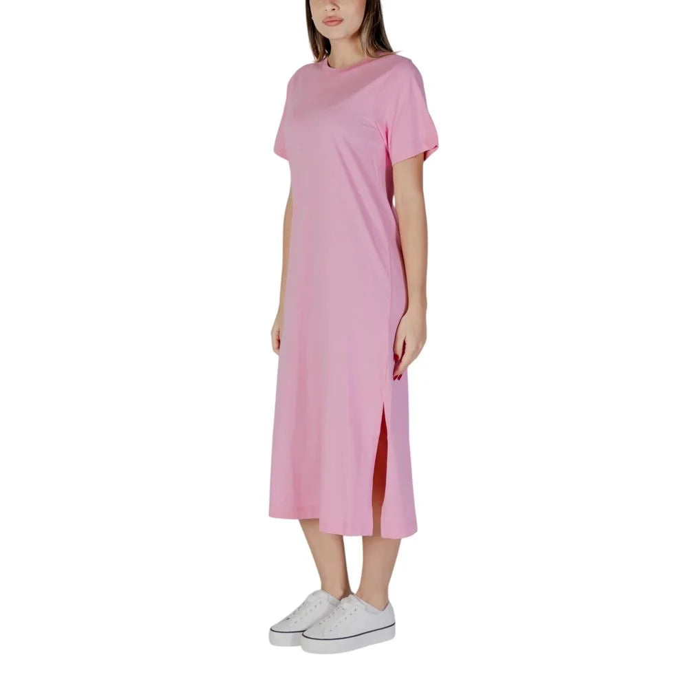 B.Young Multicolor Cotton Midi - Dresses
