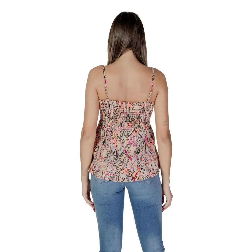 B.Young Multicolor Cotton Top - Tank Tops