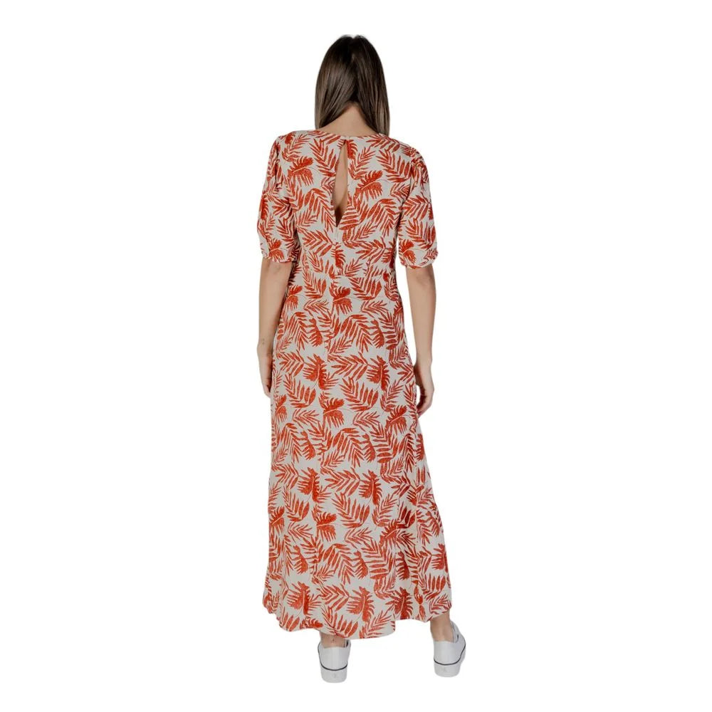 B.Young Red Viscose Long - Dresses