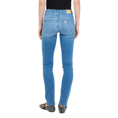 Liu Jo Light Blue Cotton Skinny Jeans